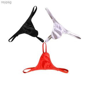 Cuecas Calcinha Menor Preço 3 Peças Homem Low-Rise Sexy G-String Apuramento Masculino Respirável Cool T Back Thong Calças Tamanho Grande Para Grande YQ240215