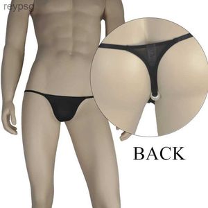 Cuecas calcinha masculina g-string tanga baixa ascensão roupa interior sexy bolsa convexa cuecas biquíni roupa de banho lingerie gay yq240215