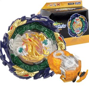 Conjunto de caixa B185 Vanish Fafnir DB Dynamite Battle Spinning Top com lançador personalizado dourado brinquedos infantis para crianças 240131