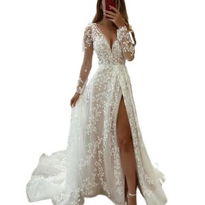 Abiti da sposa eleganti in raso con maniche lunghe in pizzo Abito da sposa musulmano Abito da sposa musulmano con retro coperto Vestido de Novia Vestido De Novia in raso 01