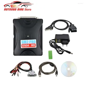 Est Sm2 PRO J2534 VCI With Switch Boot Ben-Ch Cable ECU Programmer V1.20 Dongle 67 In 1 Read&Write Via OBD Flash