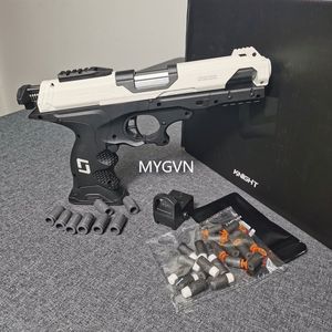 New Knight Shell experation Blaster Toy Gun Pistol Soft Bullet Shooting Model Launcher for البالغين الأولاد الأطفال في الهواء الطلق 00