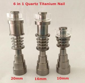 Цельные Enail Quartz TI Титановые гвозди без купола Grade2 10 мм 16 мм 20 мм для E Nail Electric PID TC daber box4732397