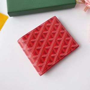 Go Yard Designer Designer Mens Holder Wallet Leather Women Magn Card Men Men Gouyard Bag Dog Yeets Короткие лоскутные карты мода универсальная монетная кошелек 927