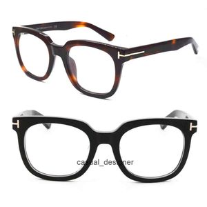 Tom Ford TF Designer Solglasögon Kvinnor Män lyx varumärke Summer Casual Plate Glasögon Klassiska konst Square Eglasses Frame Full närsynta herr- och kvinnors HJ91