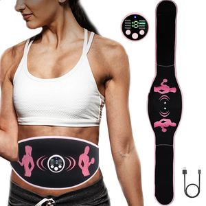 Elektronik EMS Kas Stimülatör Abdominal Tonlama Kemeri ABS Kas Toner Eğitim Cihazı Spor Fitness Egzersiz Ekipmanları Unisex 240123