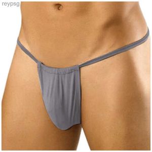 Cuecas calcinha masculina t-back tanga fina de cintura baixa sexy confortável roupa interior lingerie sexo exótico tangas lenceria yq240215