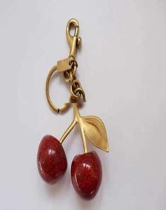 Keychain Cherry Style Red Color Chapstick Wrap Lipstick Cover Team Lipbalm Cozybag Parts Mode Mode9