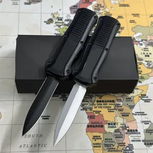 Mini 3350 Infidel Double Action Auto knife S30V Steel Spear Point 3310 3300 3400 3300BK Tactical Knives with nylon sheath