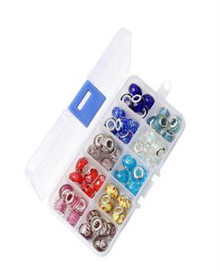 50PCS 10 Mixed Styles Wholesale Alloy Beads Charms For DIY Jewelry European Bracelets Bangles Women Girls Gifts B0155841594