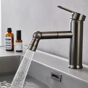 Bathroom Sink Faucets Basin Faucet Double Outlet Mode Sprayer Toilet Bidet Single Handle Swivel Spout Cold Water Mixer Tap