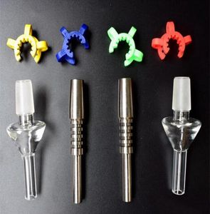 NC Quartz Tip Titanium Tip 10mm 14mm 18mm Quartz Nail Titanium Nail For Nector Collector Kit8016612