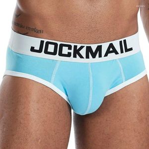 Unterhosen Jockmail 2024 Shorts Sexy Männer Unterwäsche Slips Baumwolle Homosexuell Herren Cuecas Kurze Bikini Mann Srting