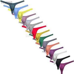 Briefs Panties Seksi Erkek Çantası Geliştiren tanga iç çamaşırı parlak bikini iç çamaşırı unisex şeffaf tangas külot yq240215