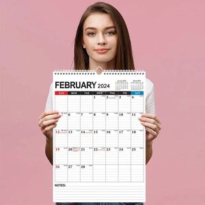 Daily Planner Wall Calendar Agenda Organizer Office Stationery English Calendar Weekly Schedule Coil Calendar 240118
