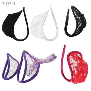 Briefs Panties Sexy C-string Thong Invisible Underwear Planty for Men Black White Nightwear YQ240215