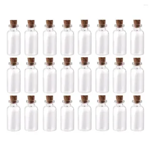 Flaskor x 22mm hemdekoration est smidig transparent 10 ml glas hantverk mini korkproppar flaskmeddelanden burk containrar