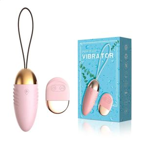 Kegel Ball Kablosuz Uzaktan Kumanda Titreşimli Yumurta Klitoris Stimülatörü Vajinal Masaj G Spot Vibratörler Seks Oyuncakları Kadın 240202