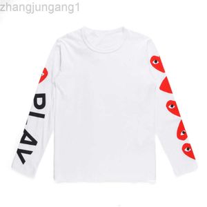 Desginer Cdgs Hoodie Commes des Garcons Heyplay Fashion Brand 19 Новое красное сердце с длинным рукавом Мужчина и женская экипаж.