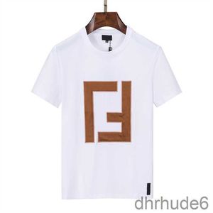 21ss Uomo Stampato Magliette Designer Acquerello Lettera Stampa Abbigliamento Manica corta Camicia da uomo Tag Bianco Nero Bin F8IU F8IU