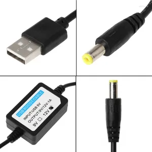 Datorkablar USB -laddning Power Boost Cable DC 5V till 12V 2A Steg Up Converter Adapter 63HD