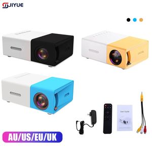 YG300 Mini LED Projektör Yükseltilmiş Sürüm 600 Lümen 320x240p HDMicompatible USB Audio Home Media Player Beamer Mobile 240125'i Destekler