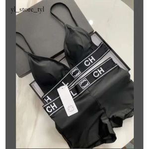 CC New Luxury France Paris Frauen Strand Schwarz Zweiteiliger Badeanzug Designer Bademode Bikini Damen Bademode Badeanzug Sexy Sommer Womans Channel Bikinis 417