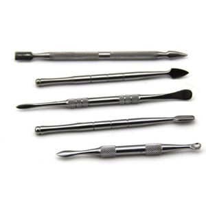 Högkvalitativ vax Dabber Tool Wax Tools för vax Atomizer Snoop Kit sedan G5 Rostfritt stål Dab Titanium Nail Clean Tool5948770