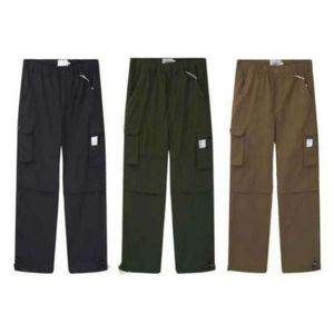 2024 calças masculinas moda clássica marca carhart b01 b136 lavado para fazer macacão velho joelho pano log calças 888ggg