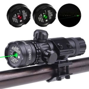 2024 New Tactical Long Distance Green Laser Sight Scope 20mm Rail for ourdoor hunting airsoft paintball game R021