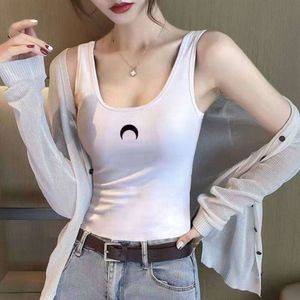 Designer-Damenbekleidung Sexy Moon Print Top Strapsunterteil Weste für Frauen Marine Serre Kleidung Top Tops Shirt Sommer Leibchen TopsRUBW LUTQ