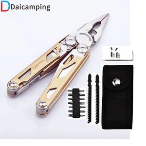 Daicamping DL30 Replaceable Parts Multitools Hand Tools Multitool Folding Knives Clamp Cutters EDC Multifunctional Manual Plier 240123