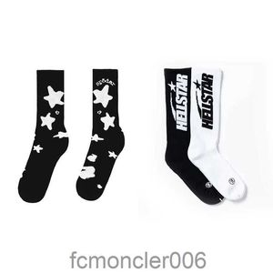 Black White Men Socks 24ss Bawełniany długi, miękki oddychający wiosenny letni cikg