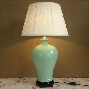 Table Lamps Beautiful Plain Colour Glazed Porcelain Ceramic Vase
