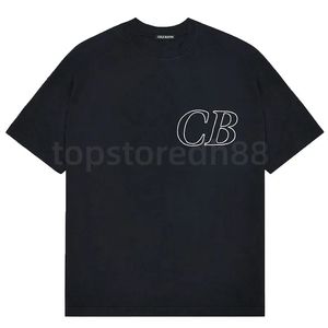 Herr t-shirts cole buxton sommarfjäder lös grön grå vit svart t-shirt män kvinnor högkvalitativ klassisk slogan tryck topp tee med tag 986