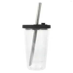 Wine Glasses Cup Cups Bottle Tea Boba Smoothie Water Tumbler Beverage Reusable Iced Bubble Juice Wide Mouth Coffee Juicing Straw Bottles