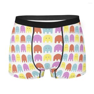 Mutande carino colorato fantasma di disapprovazione mutandine traspiranti biancheria intima maschile comodi pantaloncini boxer