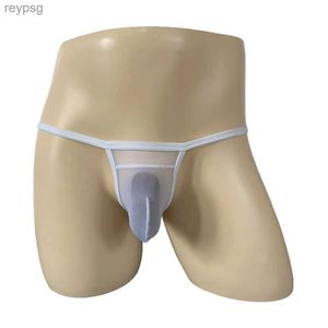 Cuecas calcinhas masculinas transparentes tangas minúsculas lingerie erótica sheer g-string sexy malha net roupa interior cintura baixa bolsa meia breve porno yq240215