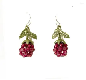 Dangle Earrings CSXJD 2024 Vintage Plant Jewelry Raspberry