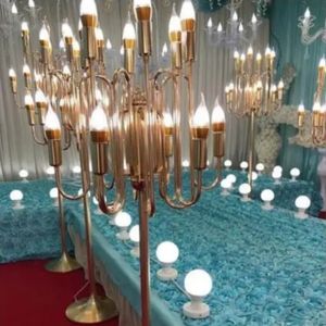 Factory sale venue layout lifting models wedding props starlight road lead lights starlight chandeliers stage decor Trumpet Tall Vases For Centerpieces Wedding