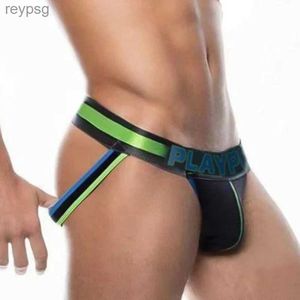 Briefs Panties Sexy Tangas Jockstrap 2022 Men Underpants Thong Ropa Interior Hombre G String Man Underwear Suspensor Genital Sports Protection YQ240215