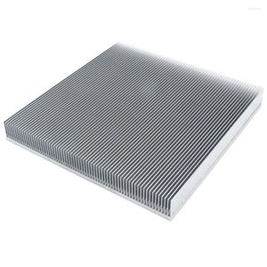 팬 냉각 컴퓨터 200x200x25mm 알루미늄 스키빙 핀 히트 싱크 방열판 냉각 라디에이터 전자 LED LCD 소산 드롭 D OTFQJ