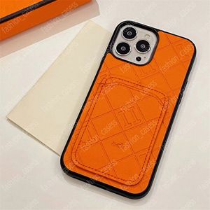 H Luxury Phone Case Designer Letters Case Shotpereper Shock Cover Shell для iPhone 14 Pro Max 11 12 13 15promax 14plus 12mini вставка карты.