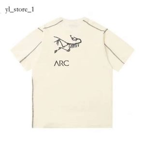 Marca Arc T Shirt Mens Camisetas Arctery Jacket Tees Edition Arcterx Jacket Versátil Moda Arctery Clássico Impressão Colorida Solta Mens Bird Camiseta Casual Camisa 9296