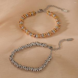 Charme pulseiras comprar estilo punk jóias góticas 3 cores aço inoxidável 316l para mulheres acessórios de festa