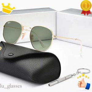 Sunglasses New Oval Classic Polarized Sunglasses Women Designer Brand Alloy Metal Polaroid HD Tempered Glass Lens Retro Sun Glasses 3548 es