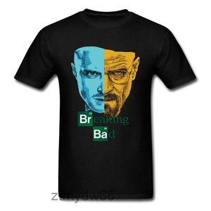 Breaking Bad T-shirt da uomo Walter White Stampa Cool Jesse Pinkman Tees Maglietta in cotone Mens Summer Streetwear Tv Series Man RPM8