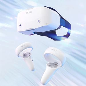 ソニックノロすべて1つの仮想リアリティグラス高度なVRストリームゲームヘッドセットリアル4K HD IMAXディスプレイ3Dサラウンドステレオヘルメット240126