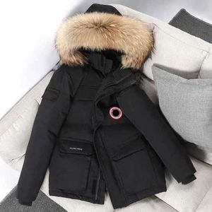 Men's Down Parkas Canadian Goose Winter Coat Thick Warm Parkas Jackets Work Clothes Jacket Outdoor Thickened Fashion Keeping Couple Live Broadcast Coat High version