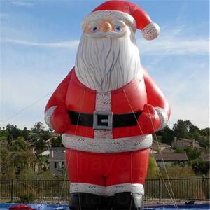 vendita all'ingrosso 9 m 29,5 piedi di altezza Giochi all'aperto Decorazione personalizzata palloncino gonfiabile Babbo Natale Babbo Natale per il Festival